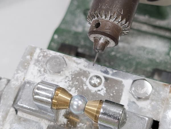 Trabajo de perforación de perlas