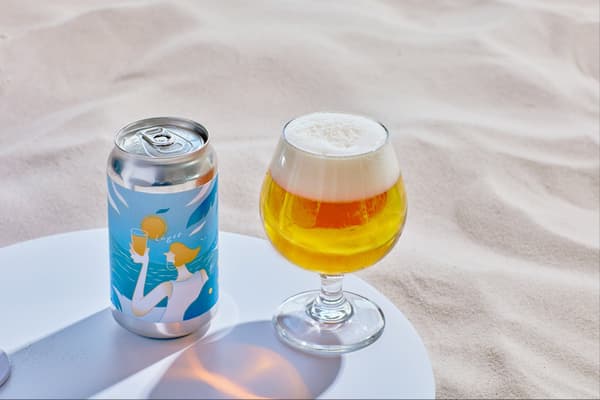 The RISONARE Atami original craft canned beer, a refreshing lager style