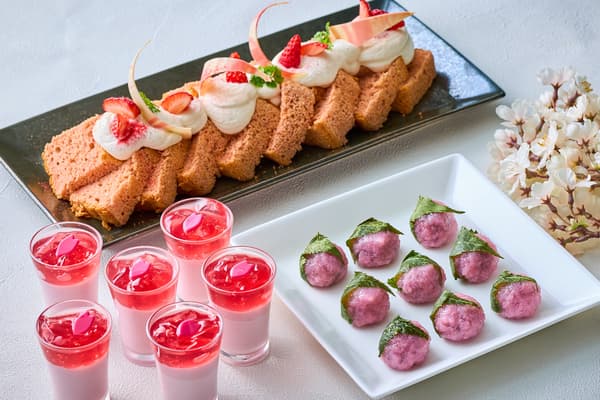 Spring cherry blossom sweets