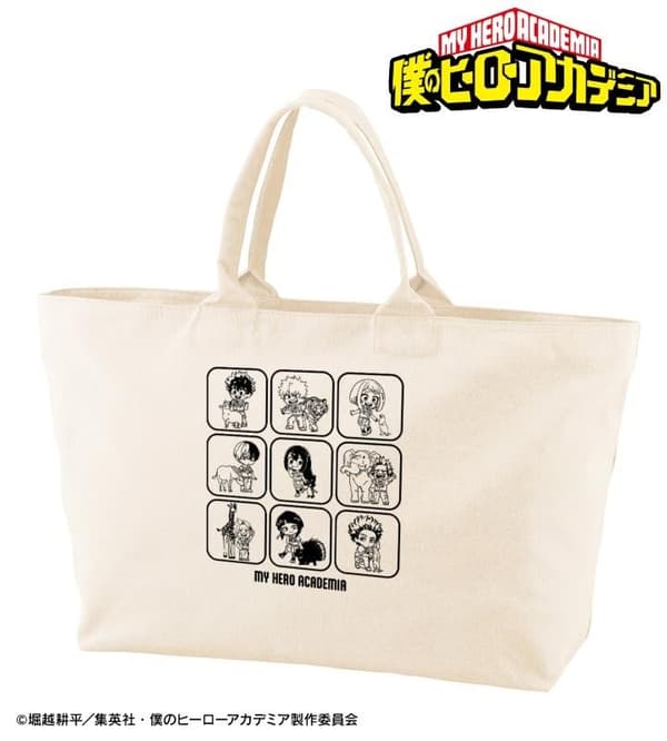 Chibi Character Animal Interaction Ver. BIG Zip Tote Bag
