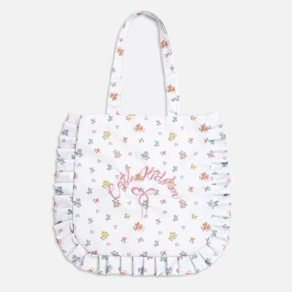 Frill Tote Bag Sax