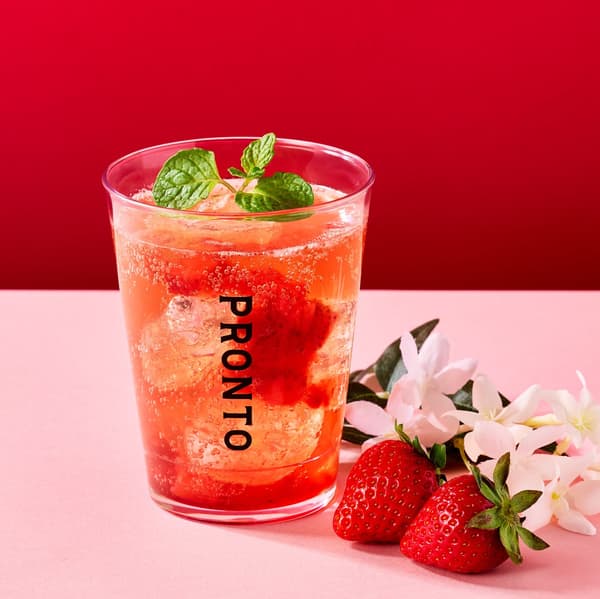 Strawberry Jasmine Tea Soda