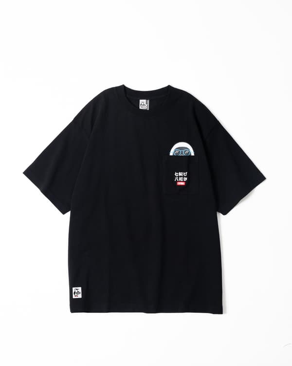 Sunglasses Booby Bird Shirakawa Daruma Pocket T-Shirt ¥5,940 / Colors: White, Black, Greige, White/Black