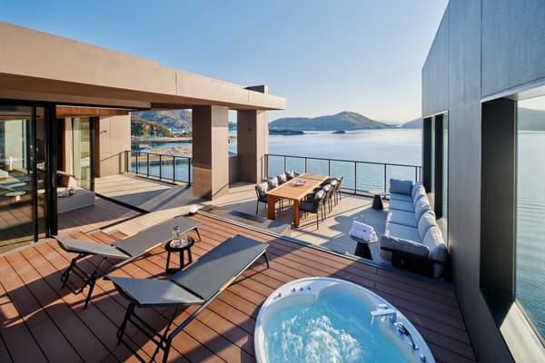 Vista de la terraza del Penthouse