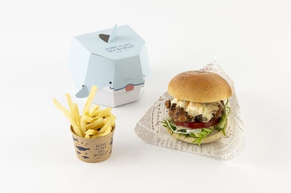 Tajima Chicken Nanban Burger with Mini Fries (¥1,700)
