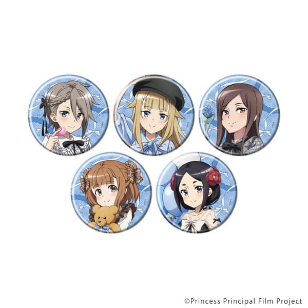 Can badges showcasing character faces