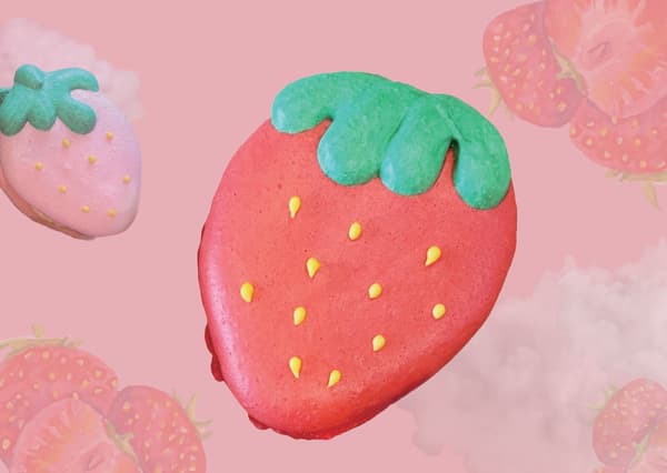 Macaron de Fresa