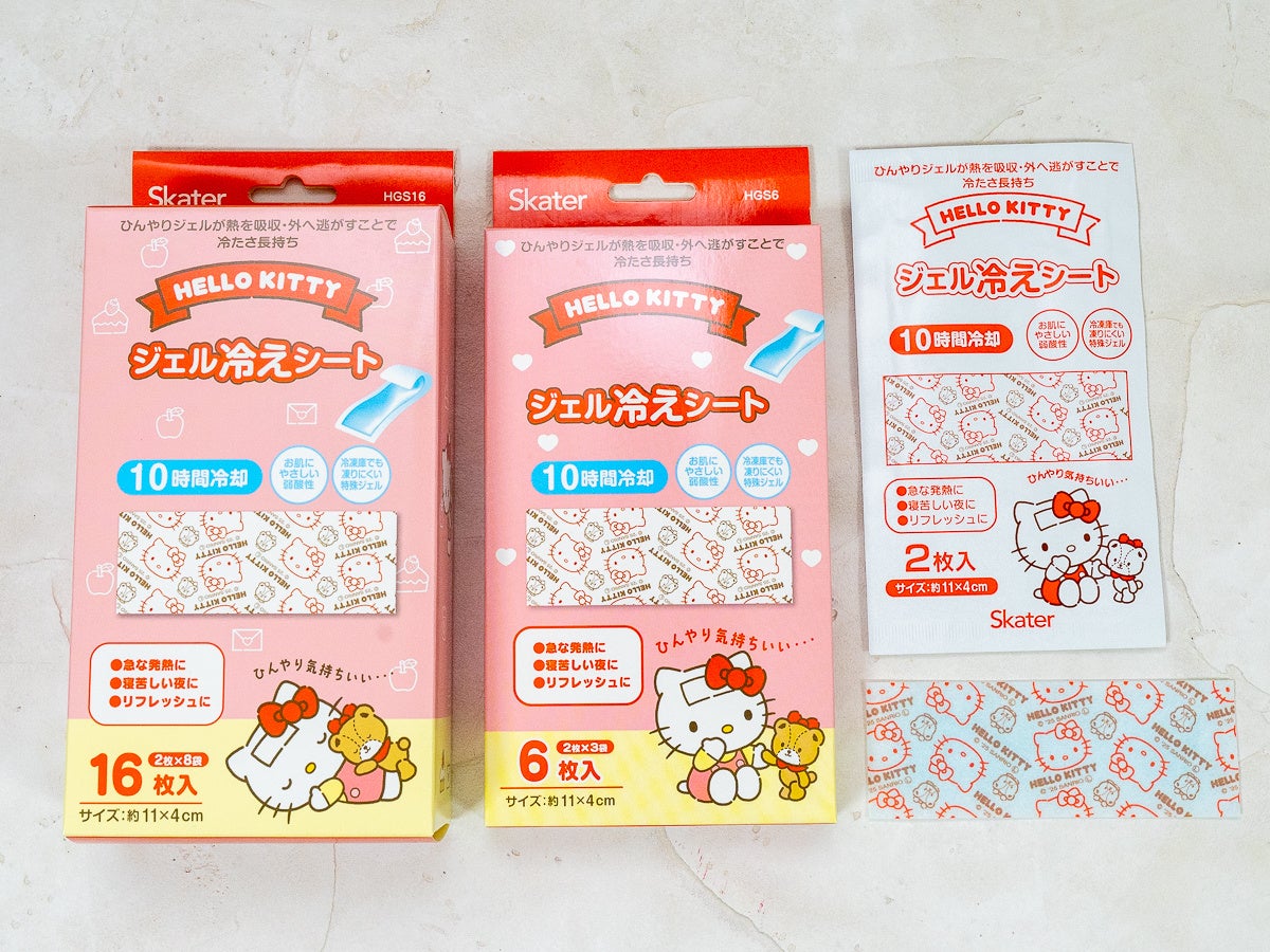 แผ่นเจลลดไข้ Hello Kitty