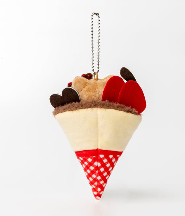 Marion Crepes × Hello Kitty Plush Charm – Strawberry Choco Chocolat ver. (detail)