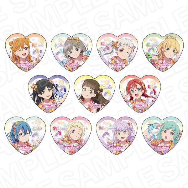 Heart-shaped Can Badge