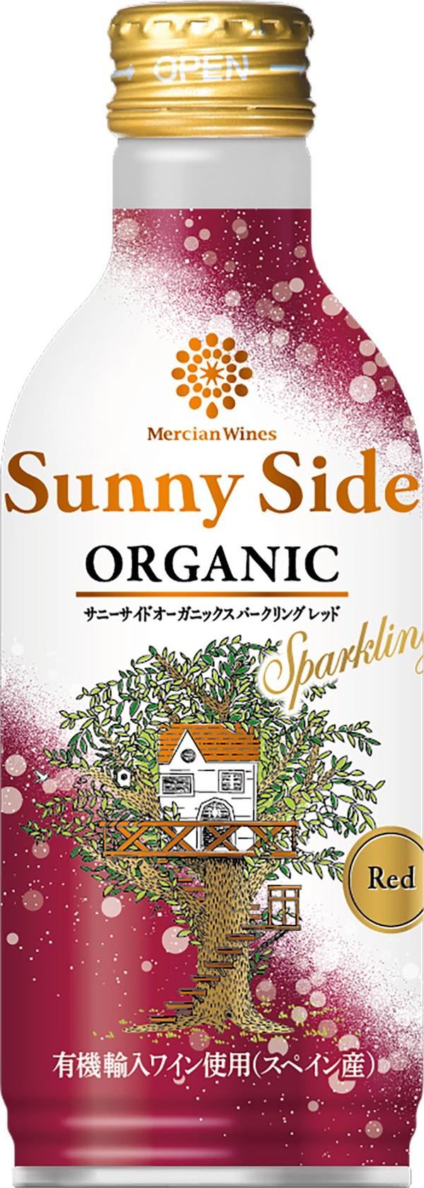 Kaleng Merah Sparkling Organik Sunnyside Mercian Wines