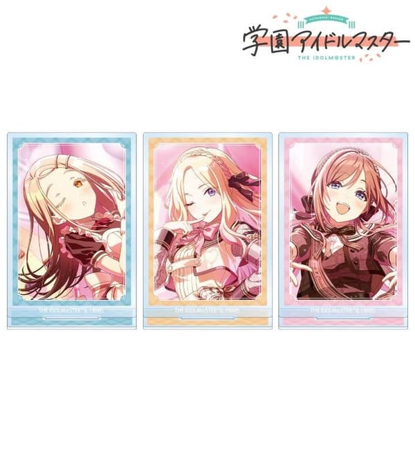 Gakuen Idolmaster Happy Millefeuille Acrylic Stand Set