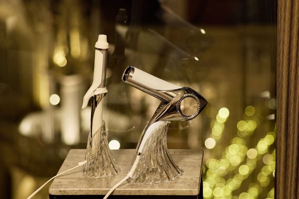 ReFa dryer and curl iron provided in the room