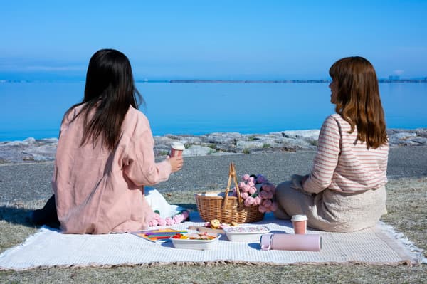 비와호의 피크닉 장면