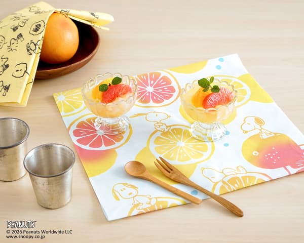 Tenugui de pomelo: rebosante de frescura