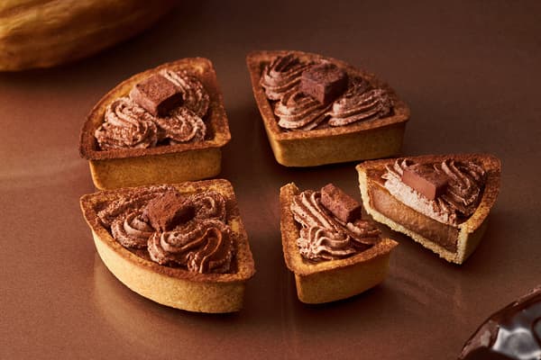Imagen promocional de la tarta de queso de triple chocolate