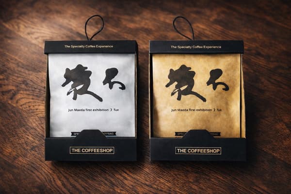 แพ็กเกจกาแฟพิเศษสำหรับนิทรรศการ
