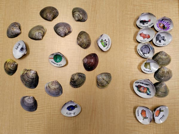 Handmade kai-awase game by keepers