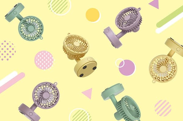 Miniature Fan with Key Chain — collectible mini fan