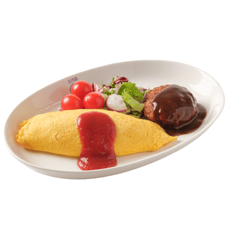 Omurice & Hamburg Set