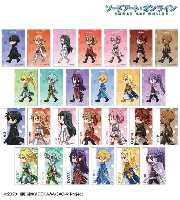 刀劍神域 交易 Chibi-toko 插圖卡