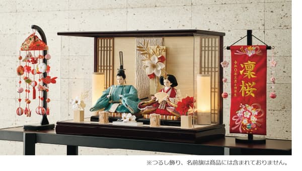 Decoratable parent-child case display with brown case