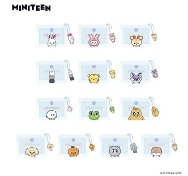 MINITEEN PVC TRANSPARENT STORAGE POUCH