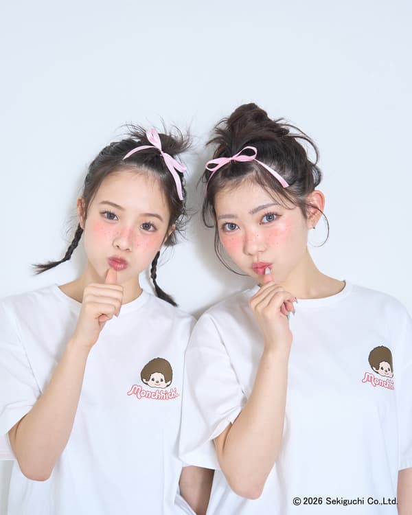 Lovetoxic x Monchhichi collaboration items overview