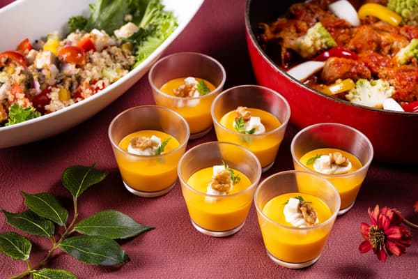 Chilled Mousse of Carrot and Mascarpone (Ginger)