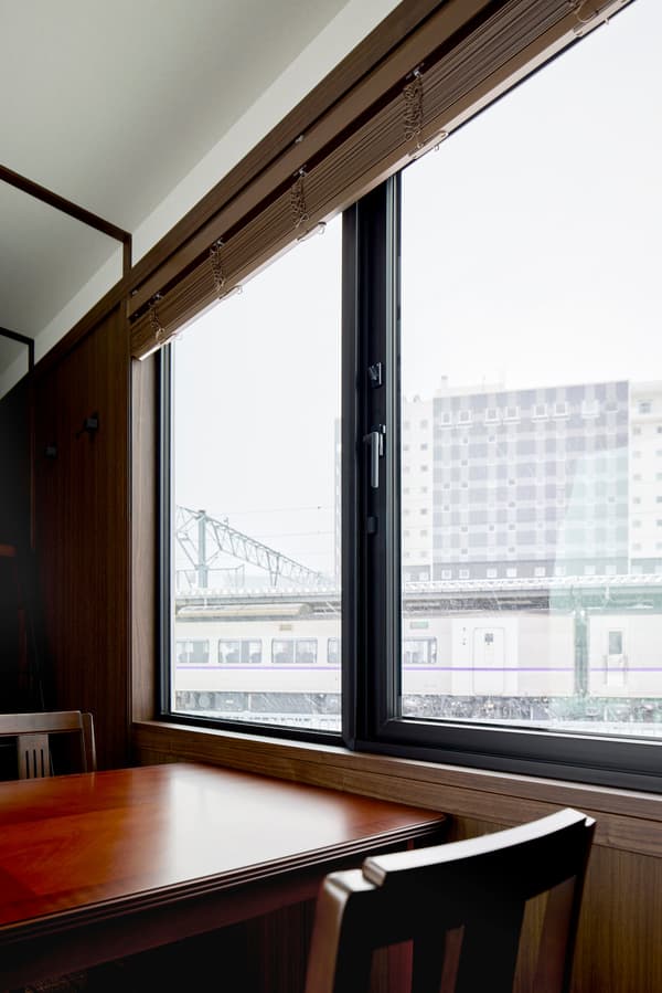Living room with bunk beds featuring a sense of luxury