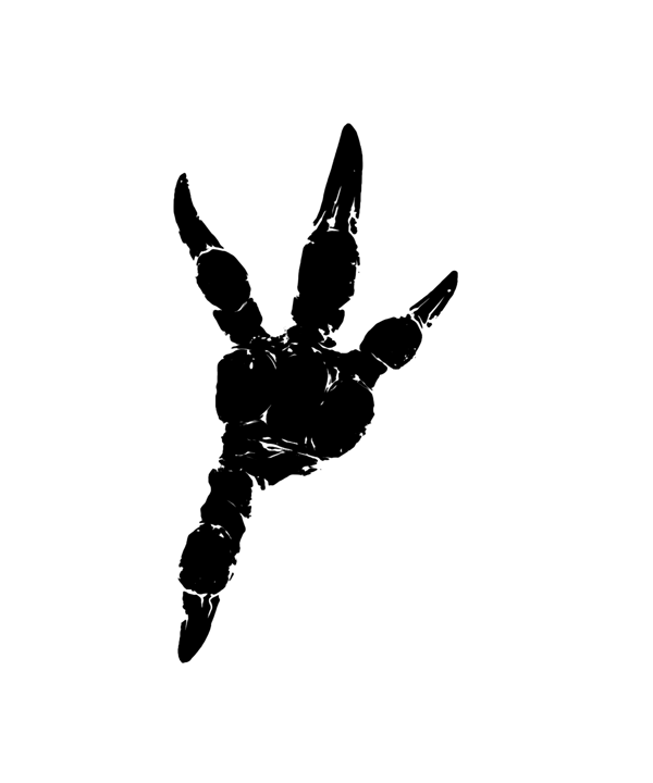 Exposición de huellas de monstruos