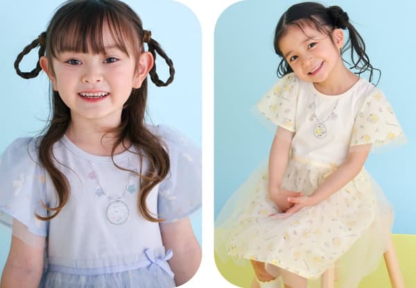 튤 플레어 원피스 디테일