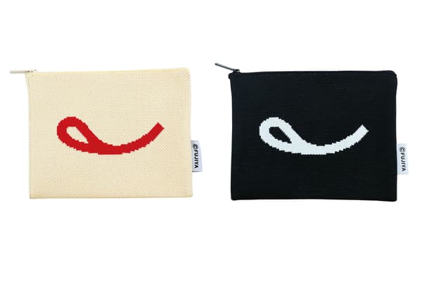 原創針織束口袋（笑臉標記）- 2種