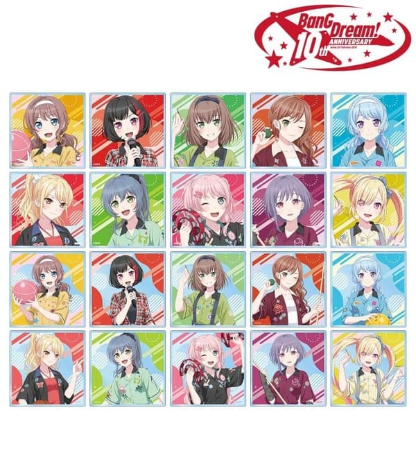 BanG Dream! × ROUND1 Trading Acrylic Cards (Bowling Shirt ver.)