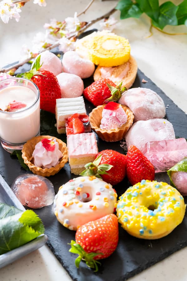 Spring buffet spread