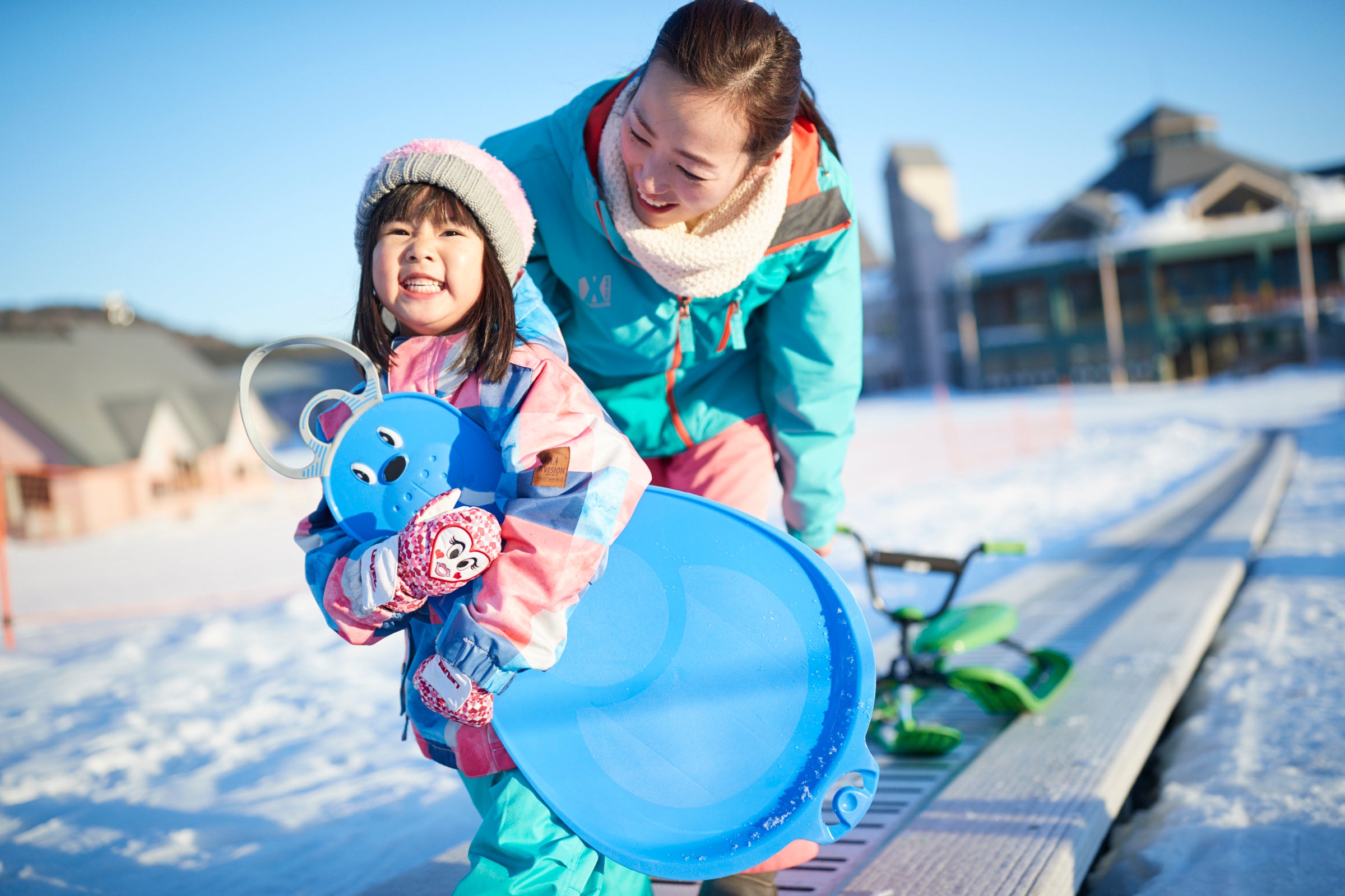 南區的免費雪地遊樂區