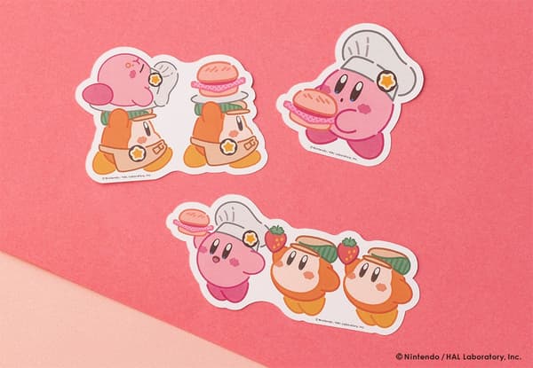 Kirby sticker variations
