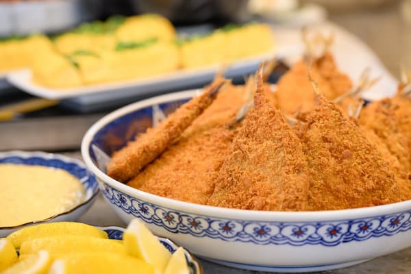 Fried horse mackerel