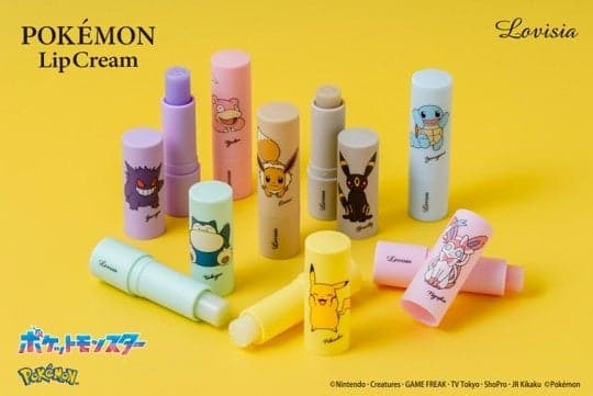 Colección de Bálsamos Labiales Pokémon de Lovisia