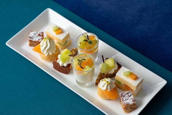 Variedad de dulces de melón