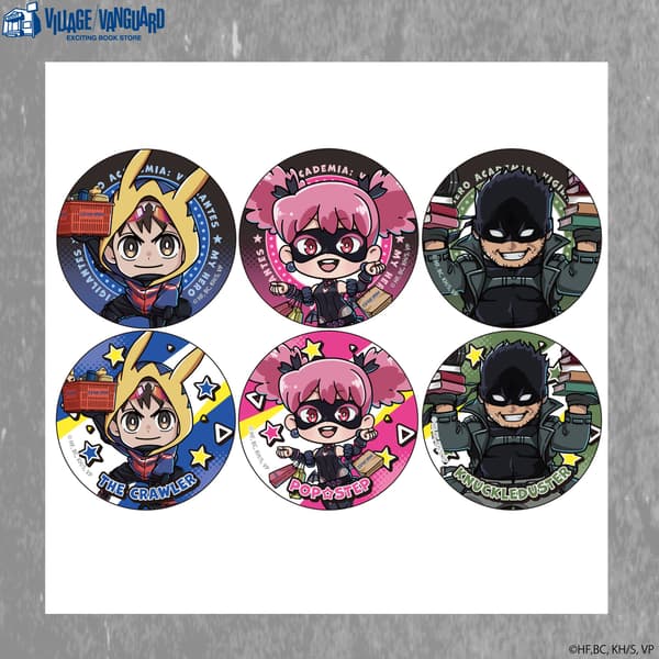 Llaveros de lata coleccionables (Vigilantes/Trío Clase A) – Juego 1