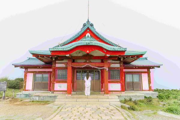驹岳山顶的箱根元宫