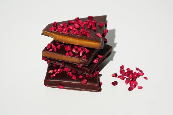 Raspberry Toffee Chocolate