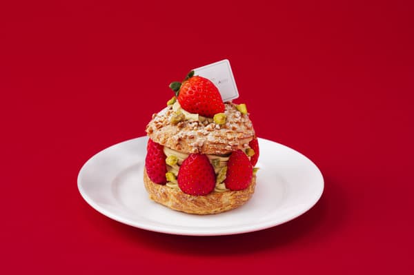 Paris-Brest Fraise Pistache