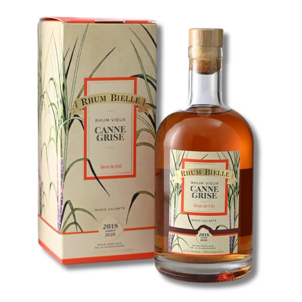 Bielle Rhum Vieux Canne Grise Brut de Fût 2018