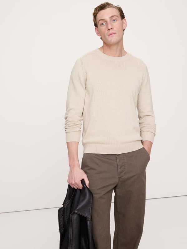 Cotton Crew Neck Sweater