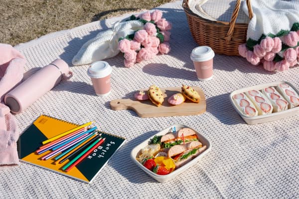 두 명의 손님을 위한 피크닉 팔레트 세트