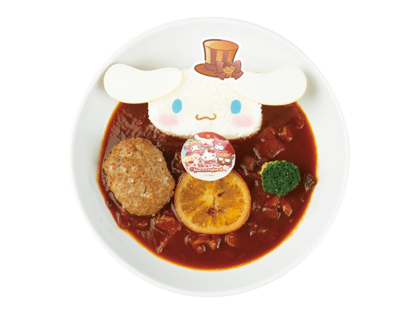 Arroz con carne picada y chocolate derretido