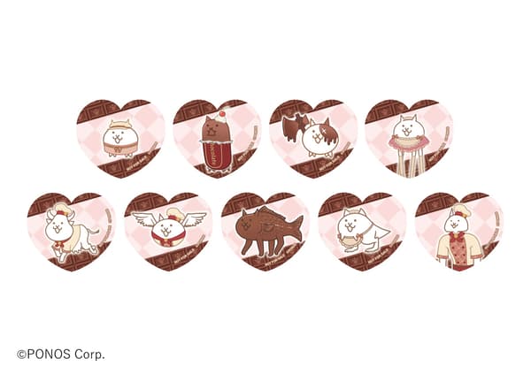 Heart-shaped stickers (9 designs)