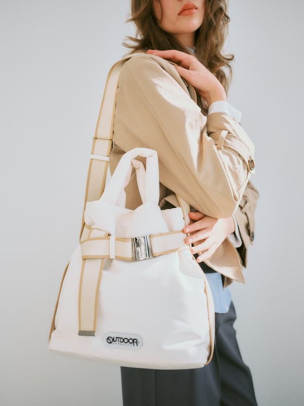 Bolso tote acolchado especial con cinturón 2 en 1